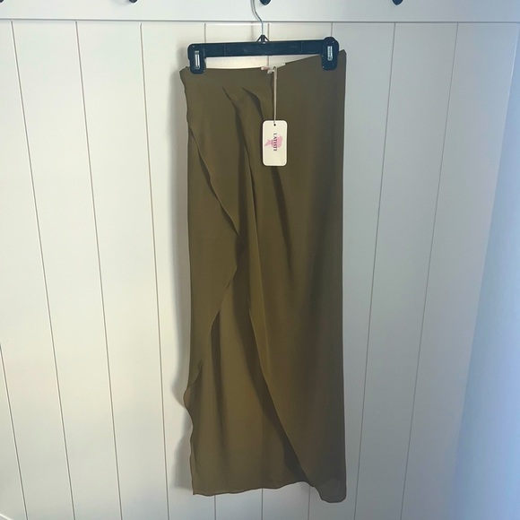 NWT L’Atiste by Amy asymmetrical maxi wrap skort - Picture 1 of 9